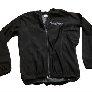 IMCO Cycle Wear Black Full Zip Jacket Men’s L | Cycling Softshell Windbreaker